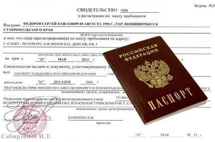 прописка в Новомичуринске
